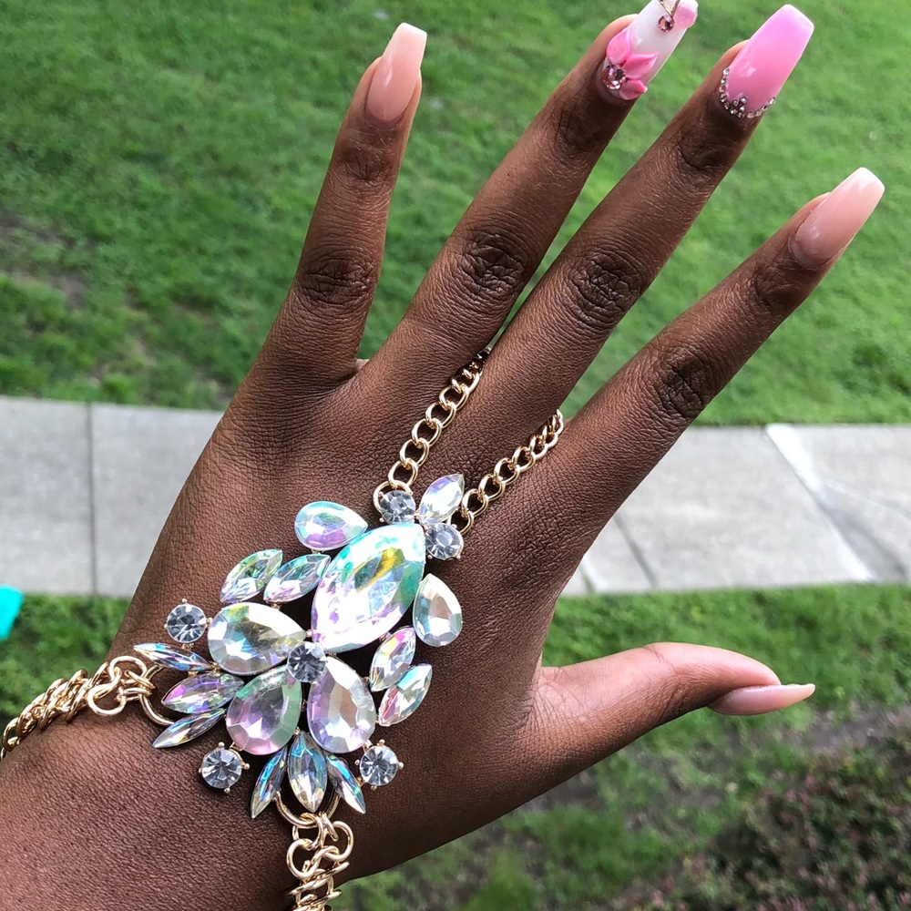 Crystal hand chain/ Bracelet